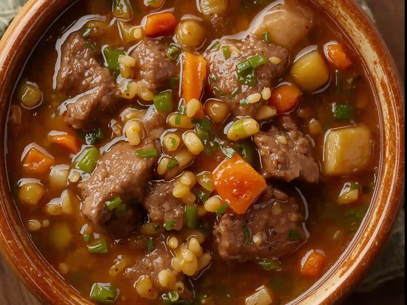Beef Barley Soup Recipe